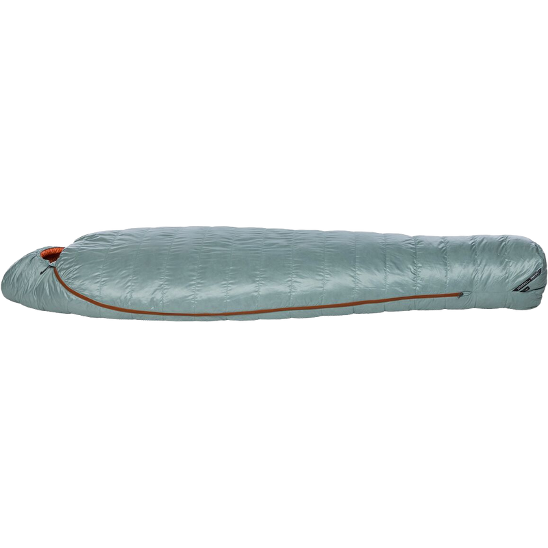 Women's Greystone 20 Long, Big Agnes Women's Greystone 20 in Blue Surf/Nasturtium right side profile