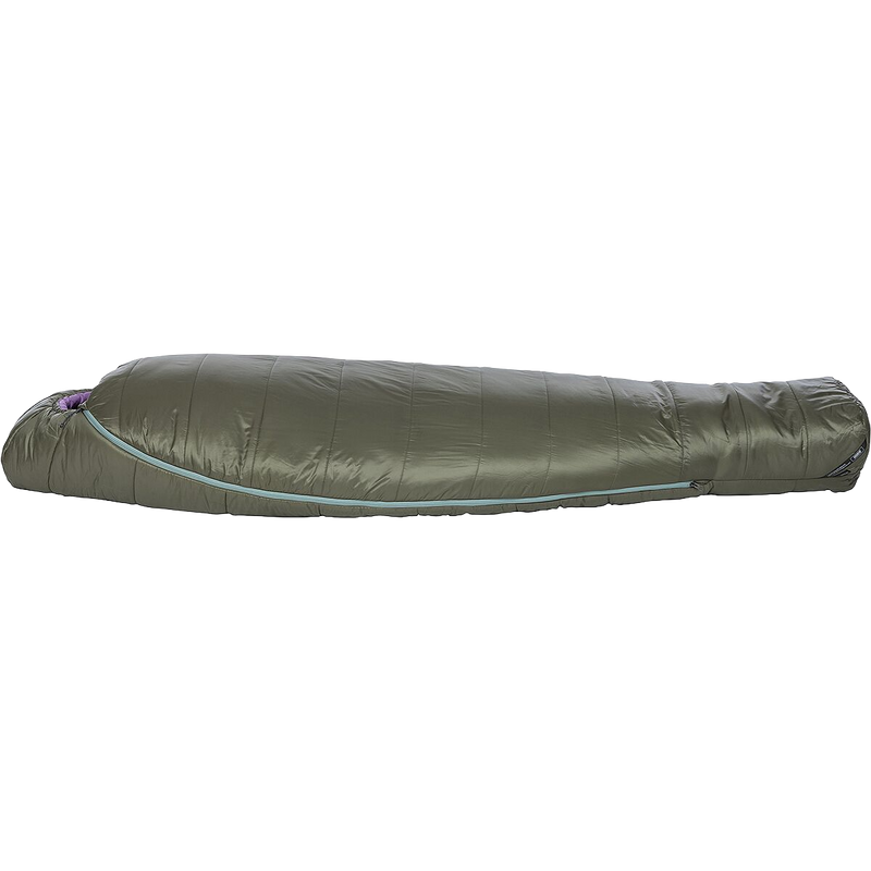 Women's Anthracite 20 Long, Big Agnes Women's Anthracite 20 Regular in Lichen Green/African Violet side