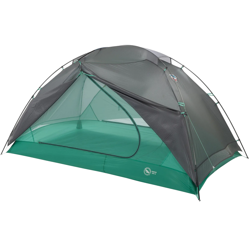 Sarvis VST 2, Big Agnes Sarvis VST 2 in Asphalt/Mint Leaf door open