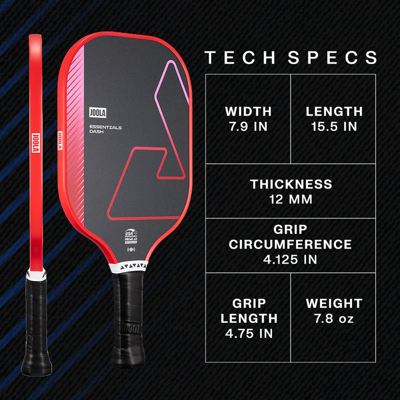 Dash Pickleball Pack, Joola Dash Pickleball Pack tech specs