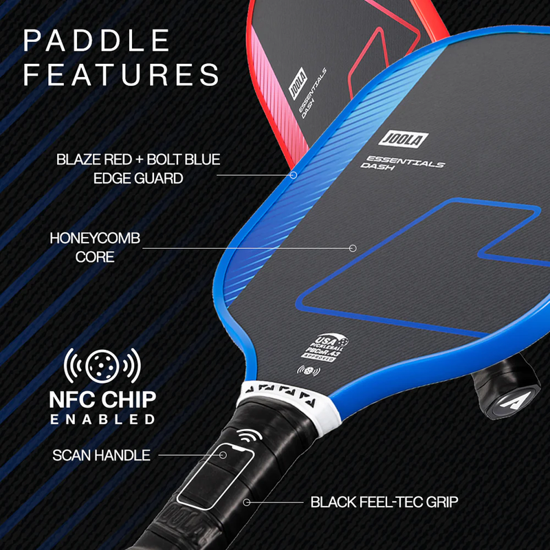 Dash Pickleball Pack, Joola Dash Pickleball Pack paddle features