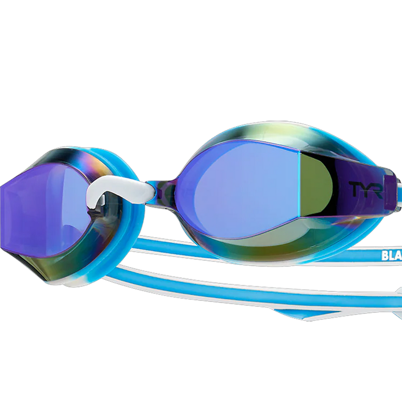 Youth Black Ops 140 EV Mirrored, TYR Youth Black Ops 140 EV Mirrored lens closeup