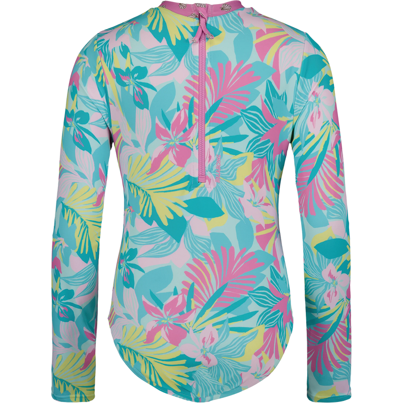 Youth Des Tropics Onesie Swimsuit, Billabong Youth Des Tropics Onesie Swimsuit Back