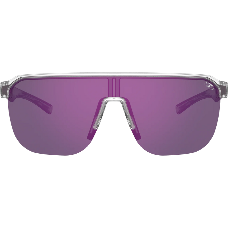 Sanctum SL, Tifosi Optics Sanctum SL in Crystal Clear + Purple Mirror front