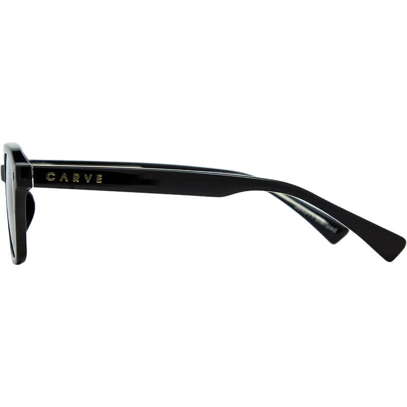 Del Ray, Carve Del Ray in Gloss Black + Brown Gradient Polarized left