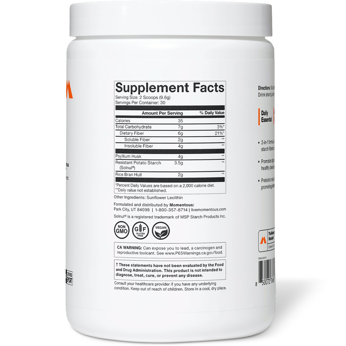 Fiber + (30 Servings) alternate view