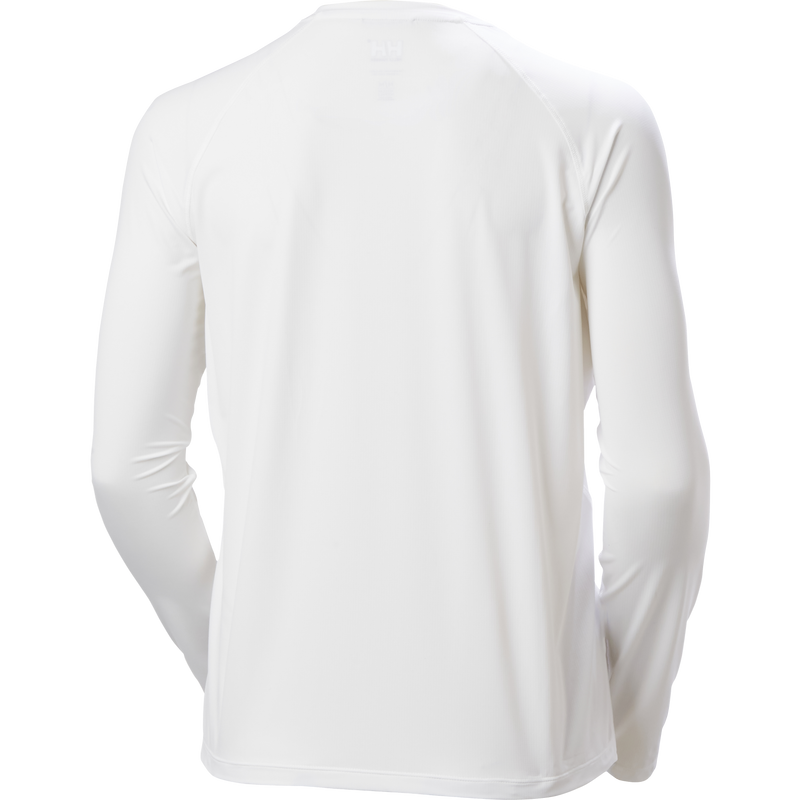 Women's Shine Solen Long Sleeve Crew, Helly Hansen Women's Shine Solen Long Sleeve Crew in 001 White back