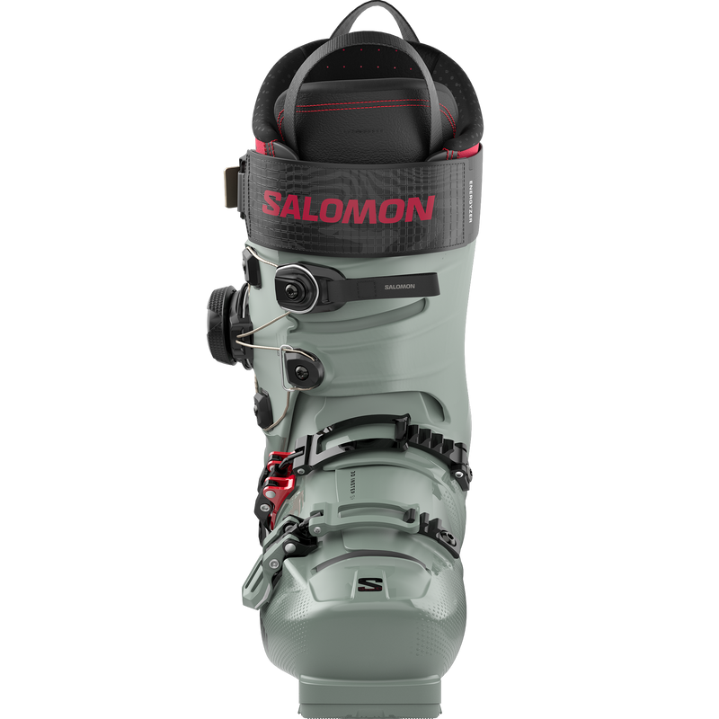 S/Pro Alpha C BOA 130, Salomon S/Pro Alpha C BOA 130 in Wrought Iron/Black/Raspberry front
