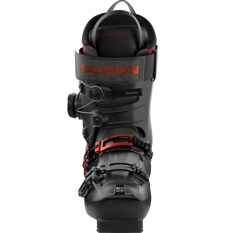 S/Pro Alpha C BOA 120, Salomon S/Pro Alpha C BOA 120 in Black/Samba Met/Dark Grey Met front