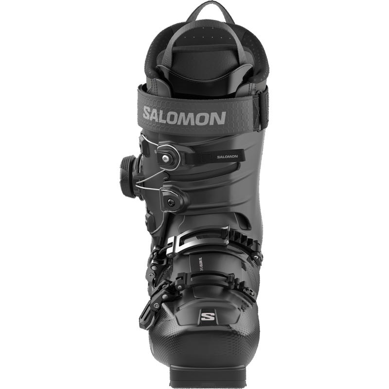 S/Pro Alpha C BOA 100, Salomon S/Pro Alpha C BOA 100 in Black/Dark Grey Met/Silver Met front