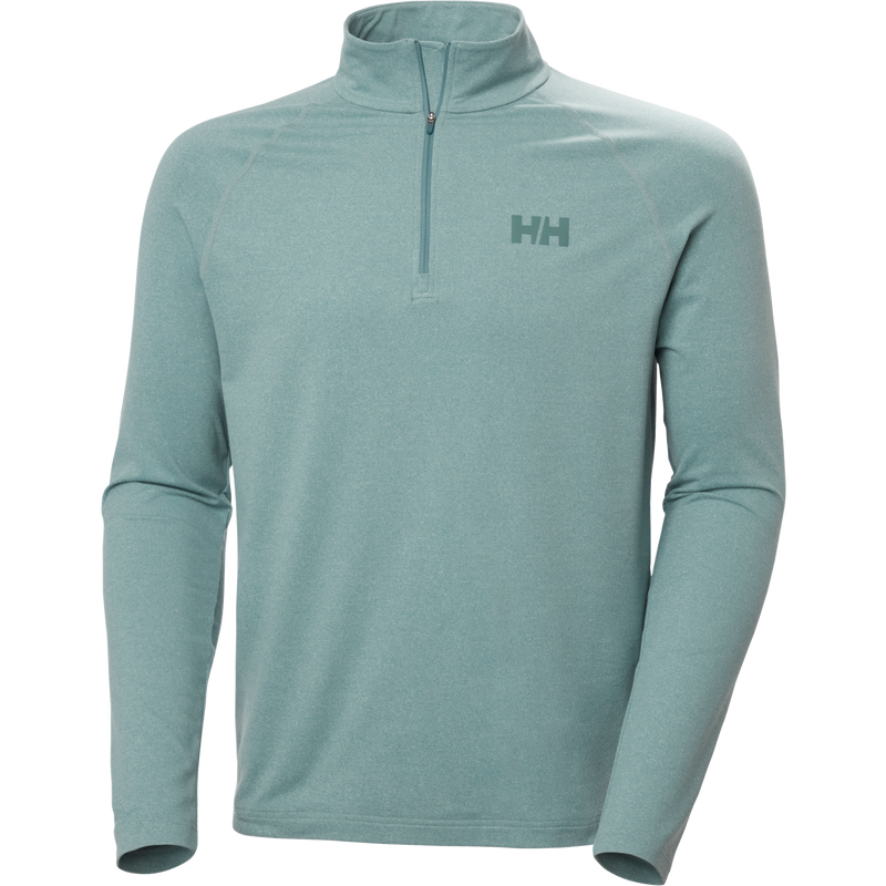 Helly Hansen Men's Tyri Knit 1/2 Zip in 494-Opal Green