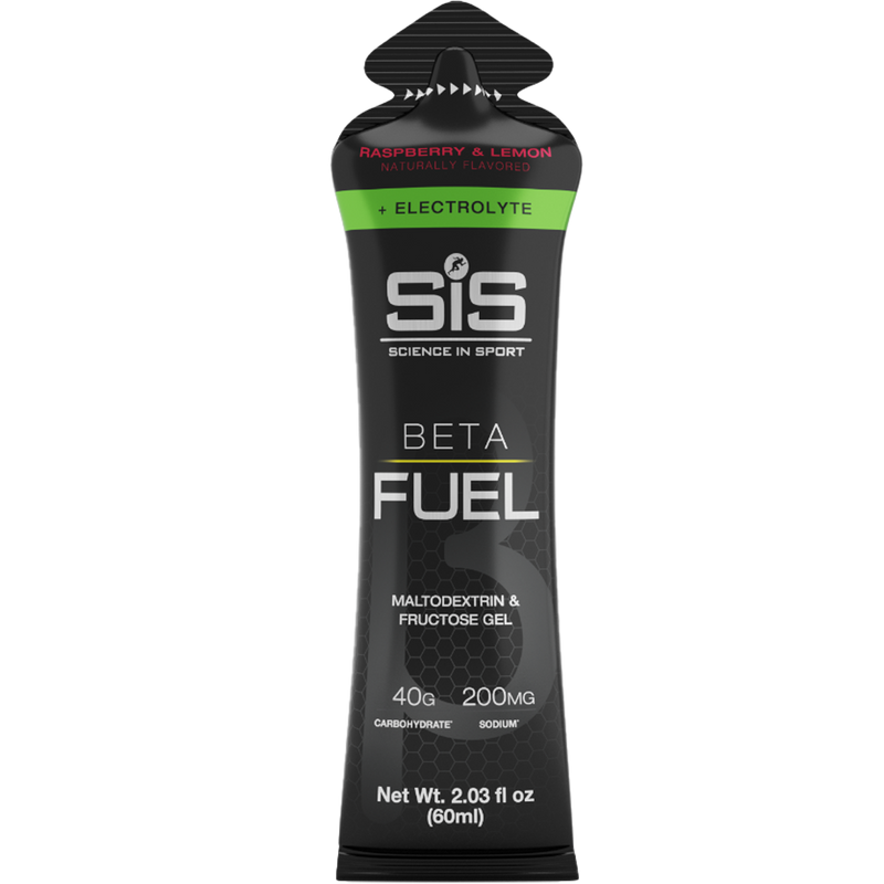 Science in Sport Beta Fuel + Electrolyte Gel in Raspberry & Lemon Single Packet