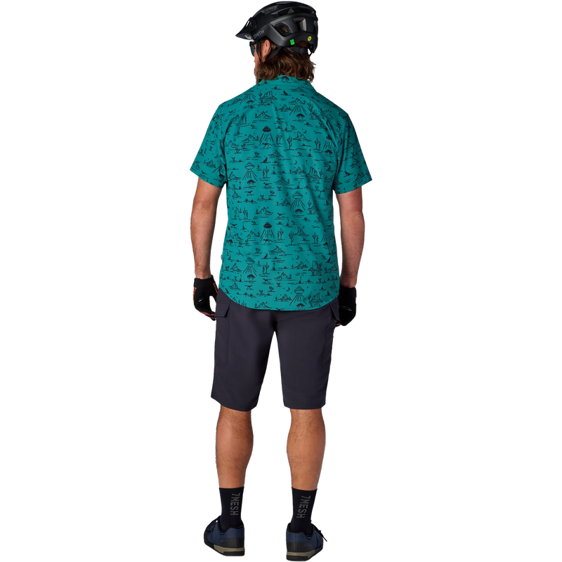 Men's Squad 10.5 inch Short, Flylow Men's Squad 10.5 inch Short Back on Model