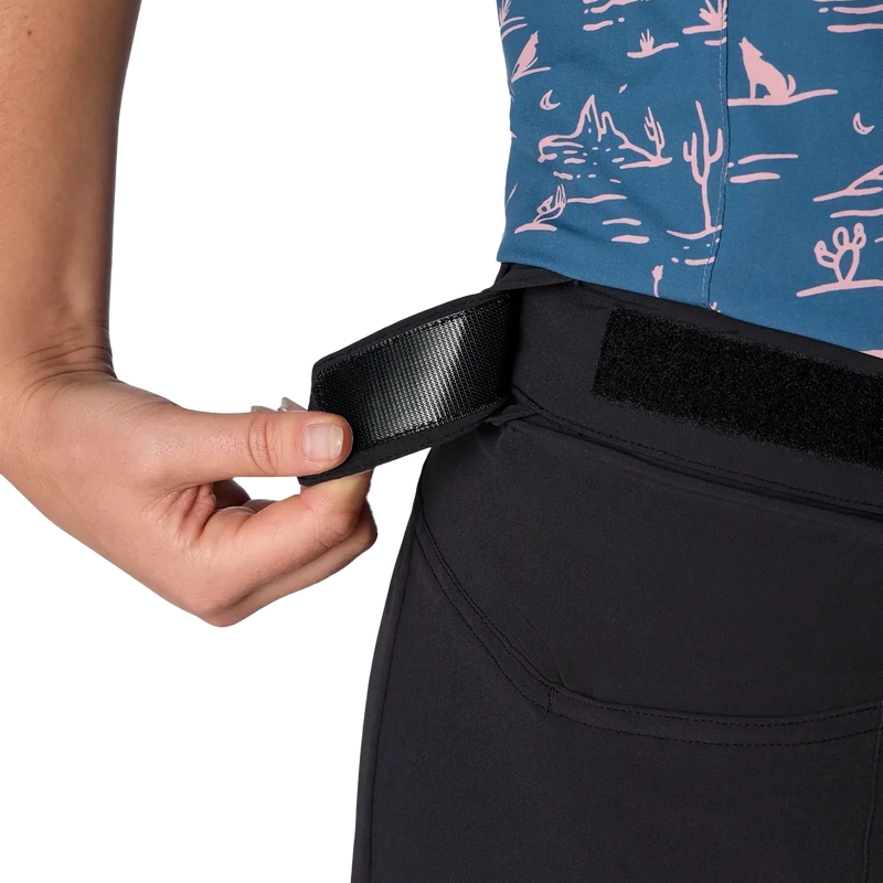 Women's Squad 9 inch Short, Flylow Women's Squad 9 inch Short Waist Hook and Loop