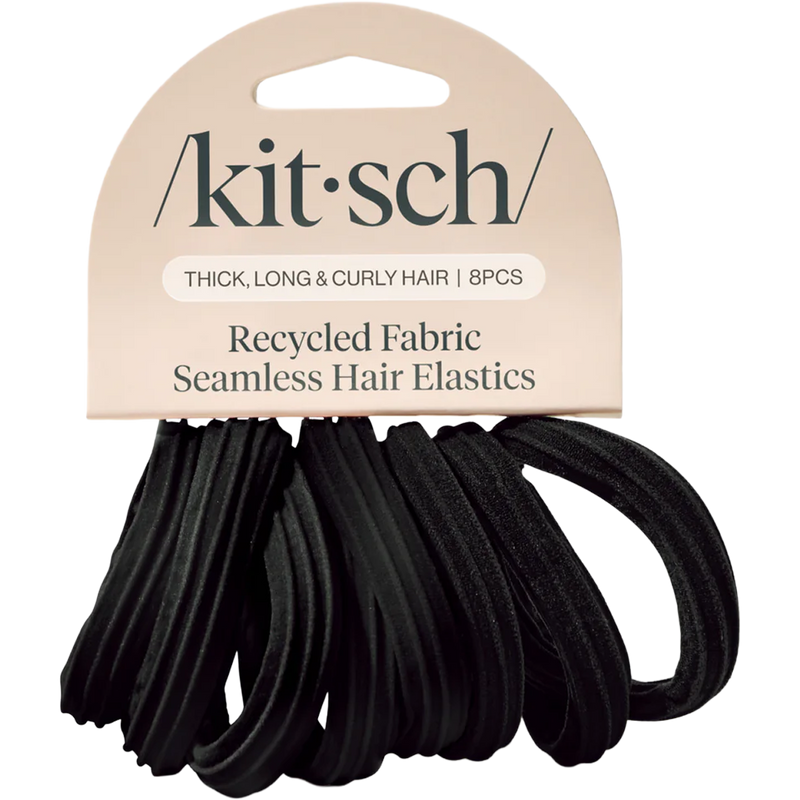 Recycled Seamless Hair Elastics - 8pc, Featured Image