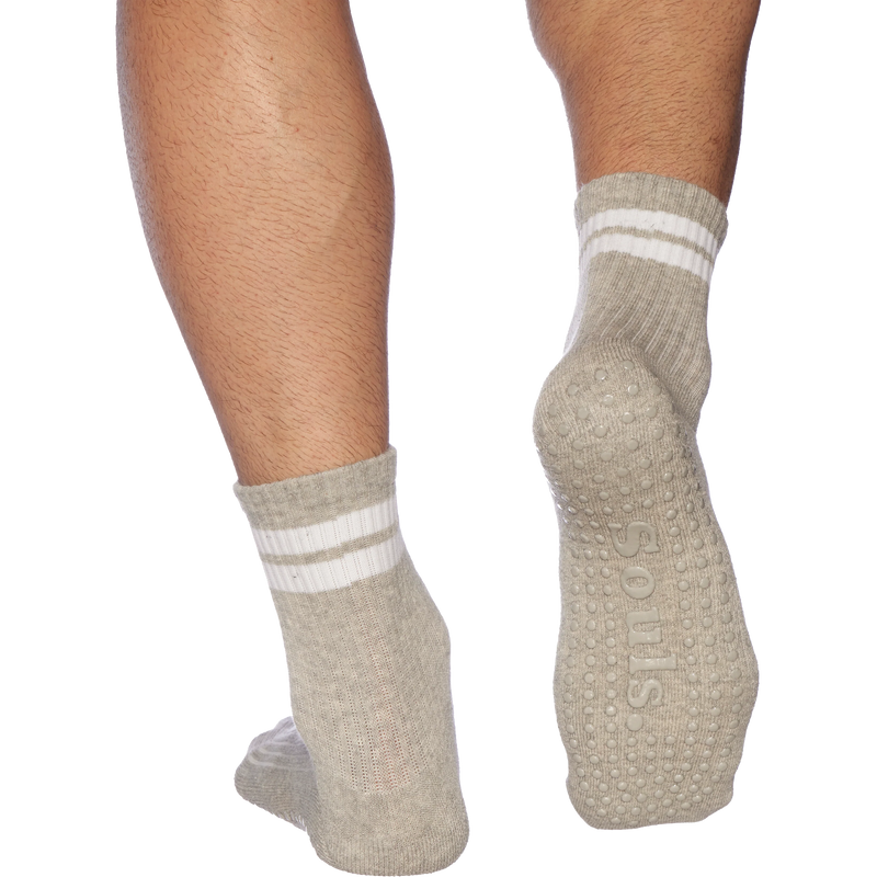 Men's Grip Crew Sock, Souls Men's Grip Crew Sock Bottom