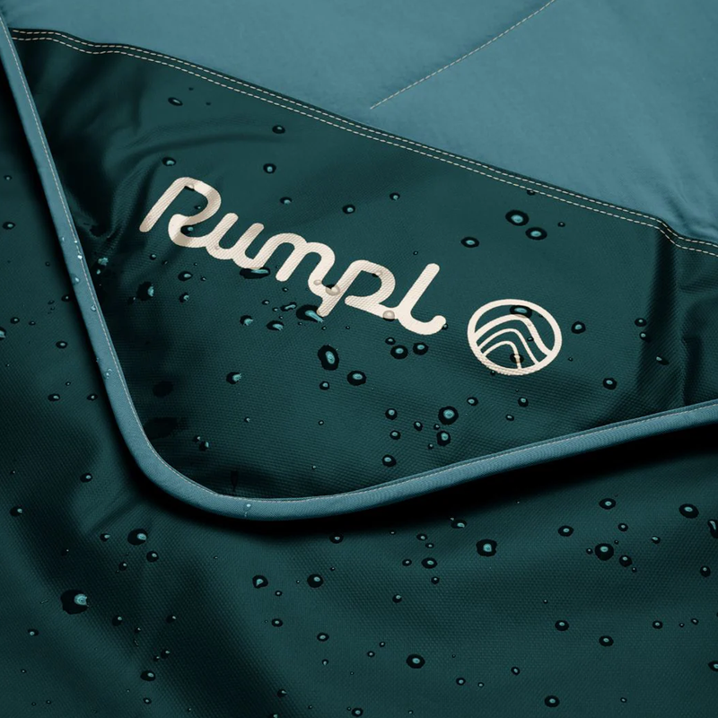 Overland Mat, Rumpl Overland Mat in Sage Green with logo detail