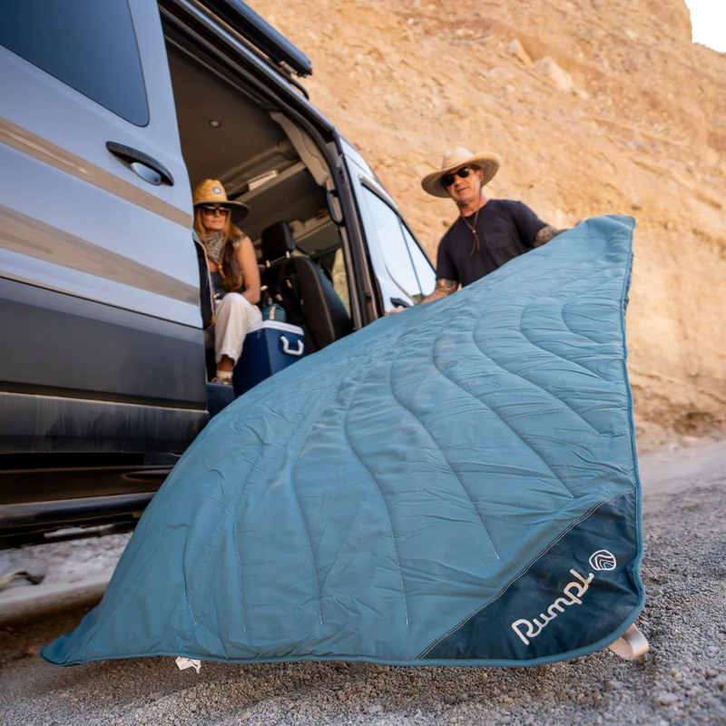 Overland Mat, Rumpl Overland Mat in Sage Green lifestyle image