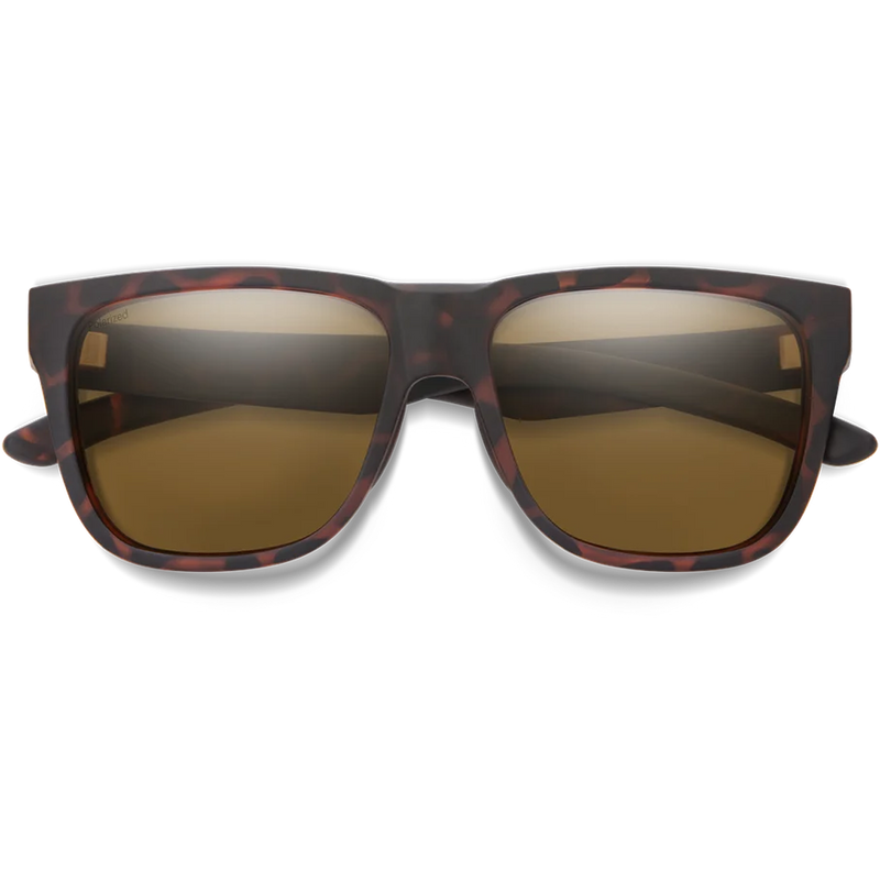 Smith Optics Lowdown 2 Core in Matte Tortoise Polarized Brown front view