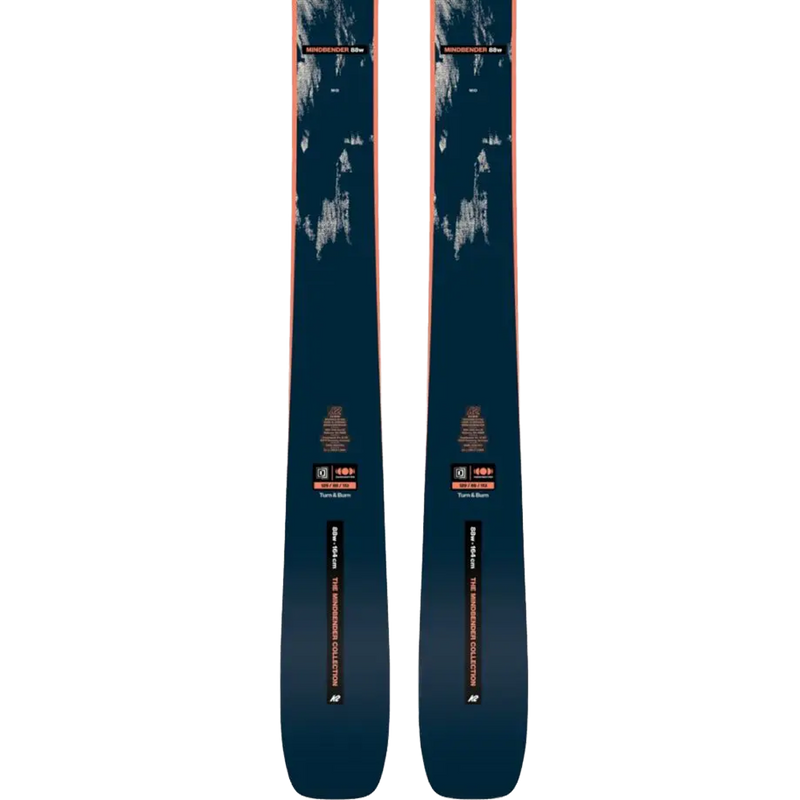 Women's Mindbender 88, K2 Women's Mindbender 88 deck tails
