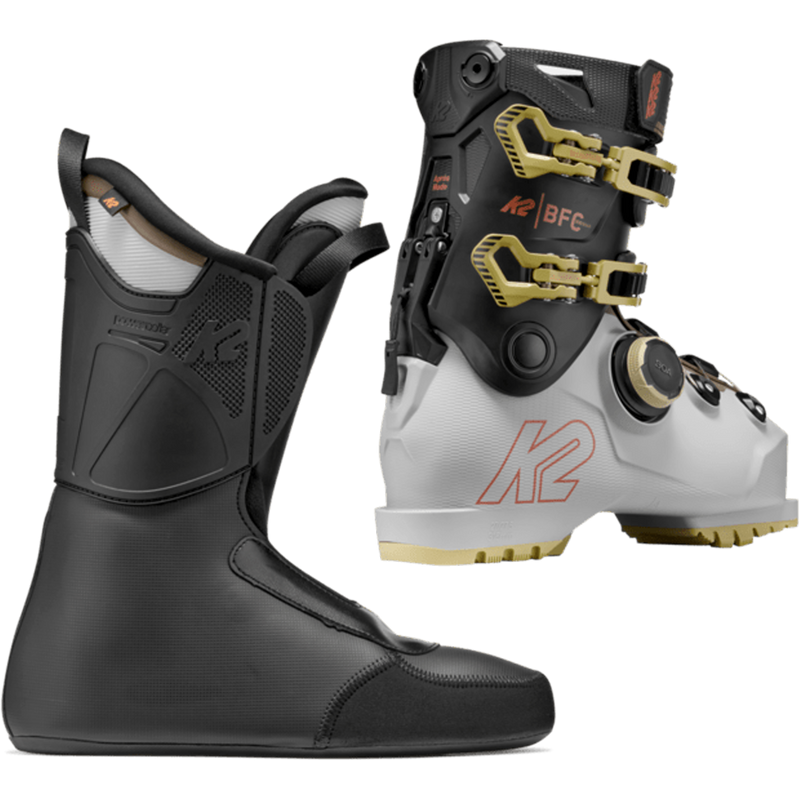 k2 b.f.c. 100 ski boots BFC BOA 24.5 supportive flex ideal for progressing and confident skiers K2 BFC 100 - Review