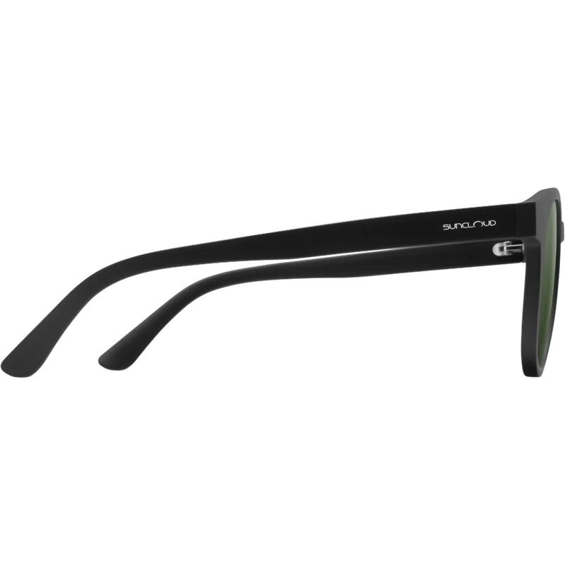 Barnes - Matte Black/Polarized Gray Green, Suncloud Barnes - Matte Black/Polarized Gray Green right profile