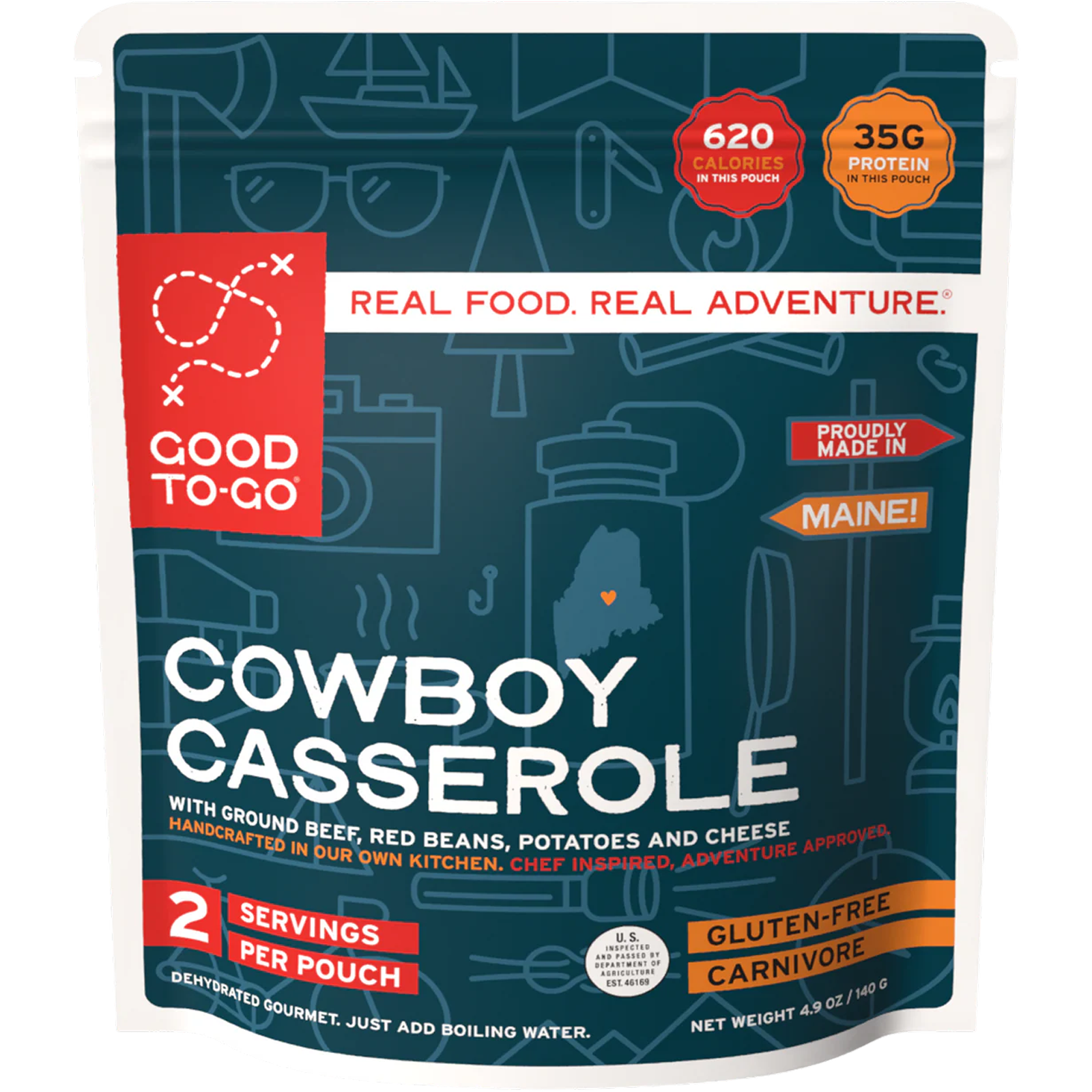 Cowboy Casserole Beef & Potatoes (2 Servings) alternate view