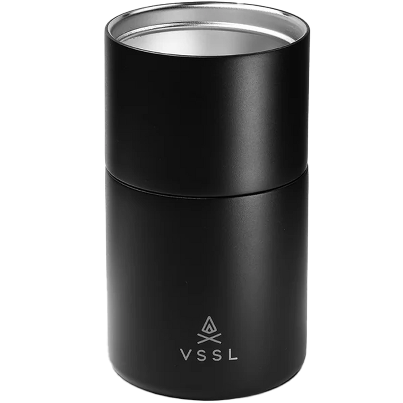 Nest Pour-Over Set, VSSL Nest Pour-Over Set grinder open