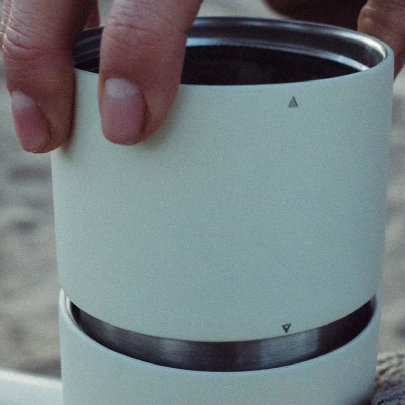 Nest Pour-Over Set, VSSL Nest Pour-Over Set in hand