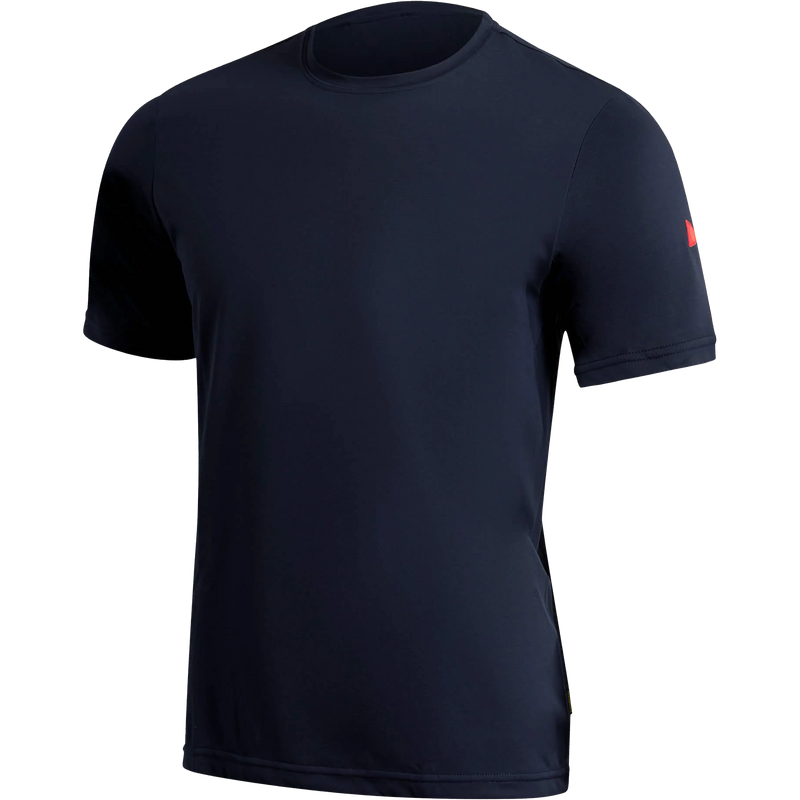 Florence Marine Airtex Short Sleeve Shirt in Navy