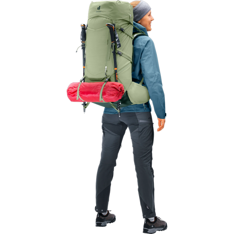 Aircontact Core 55+10 SL, Deuter Aircontact Core 55+10 SL Front 3/4 Back