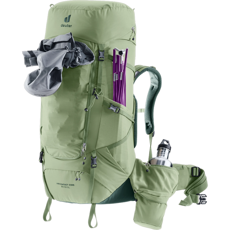 deuter aircontact 55 l + 10 backpack Aircontact Core 55+10 SL – Sports Basement