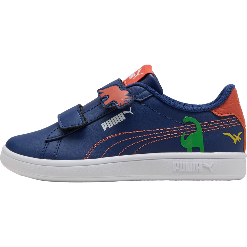 Youth Toddler Puma Smash 3.0 Dino, Puma Youth Toddler Puma Smash 3.0 Dino Left