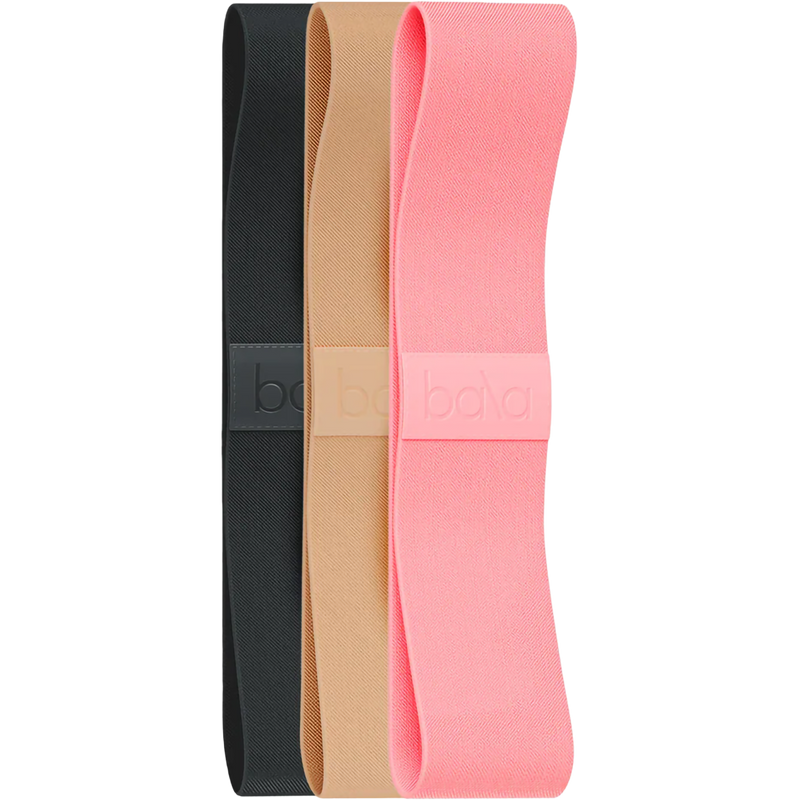 Bala Bands (3 pack), Bala Bala Bands (3 pack) in Charcoal/Blush/Sand
