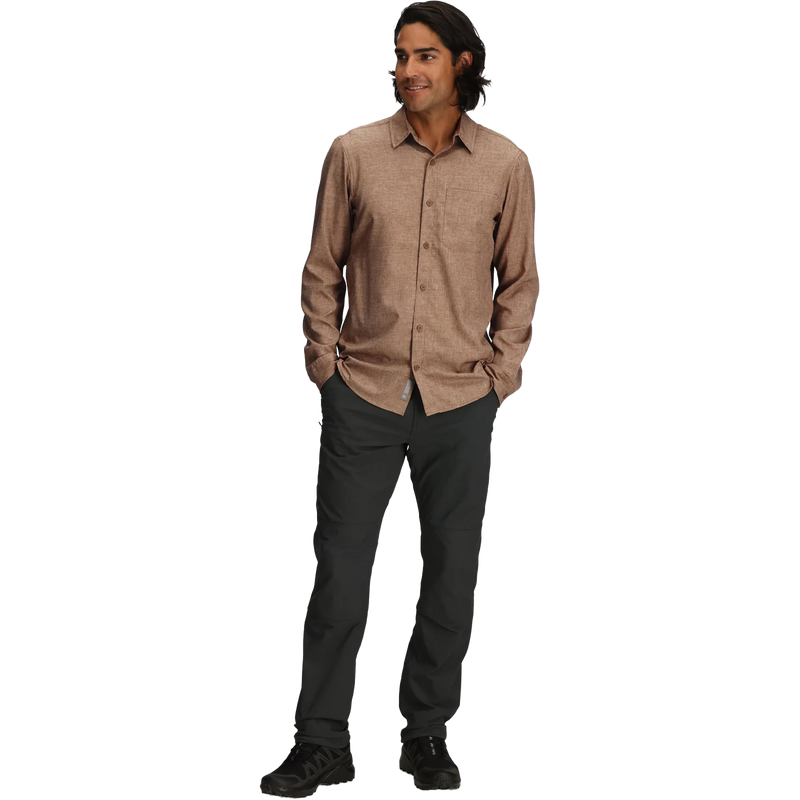 Men's Amp Lite II Long Sleeve, Royal Robbins Men's Amp Lite II Long Sleeve Full View