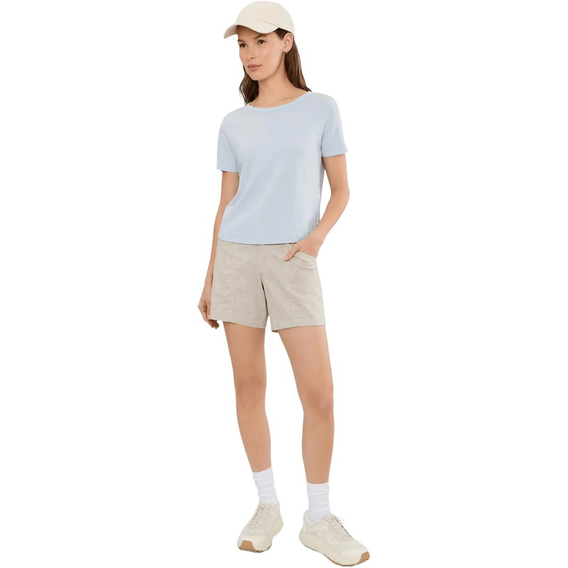 Women's Hemp Adventure Short 6", Royal Robbins Women's Hemp Adventure Short 6" Full View