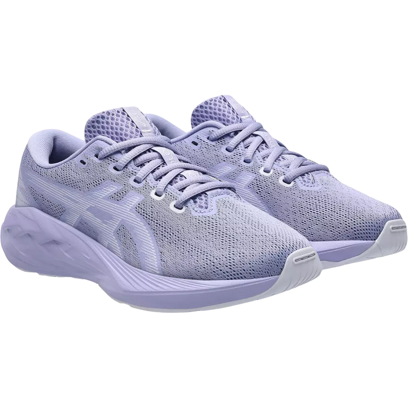 Youth Novablast 5 Grade School, Asics Youth Novablast 5 Grade School in 501-Bluebell/Lilac Hint pair right front