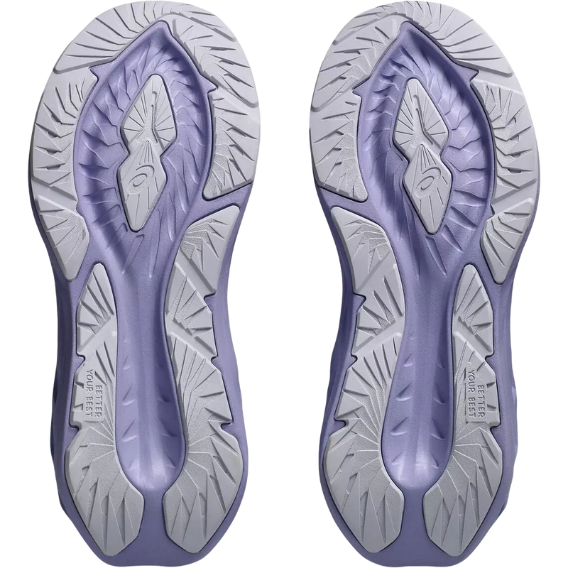 Youth Novablast 5 Grade School, Asics Youth Novablast 5 Grade School in 501-Bluebell/Lilac Hint pair bottom
