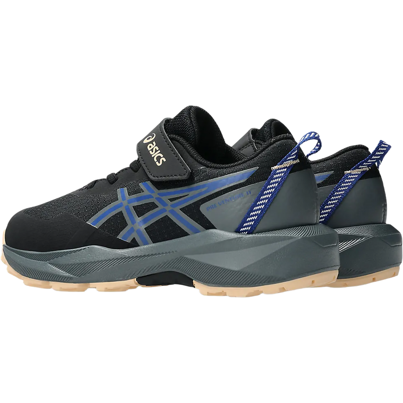 Youth PRE Venture 11 Pre School, Asics Youth PRE Venture 11 Pre School in 001-Black/Asics Blue pair right