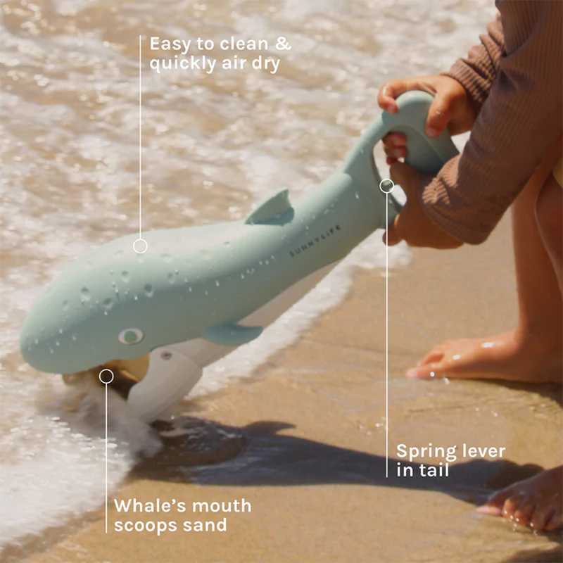 Sand Claws Whale, Sunnylife Sand Claws Whale in Green features