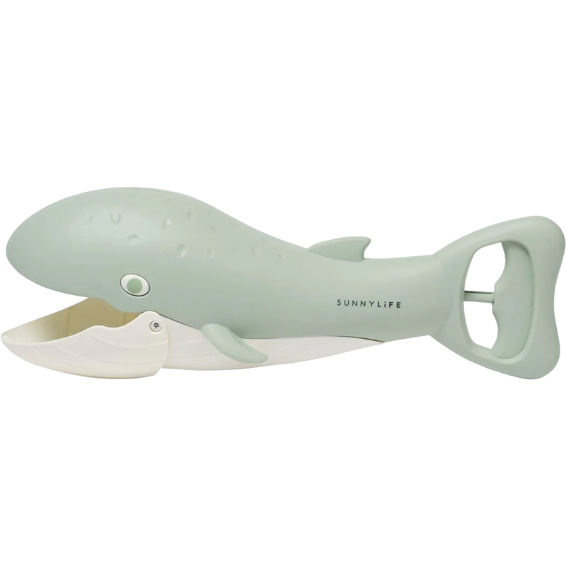 Sand Claws Whale, Sunnylife Sand Claws Whale in Green left profile