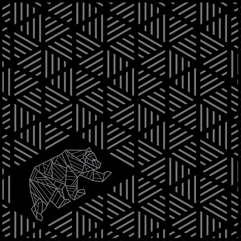 Striped Peaks Outdoor Mat - 9x9, Kuma Striped Peaks Outdoor Mat 9x9 design detail