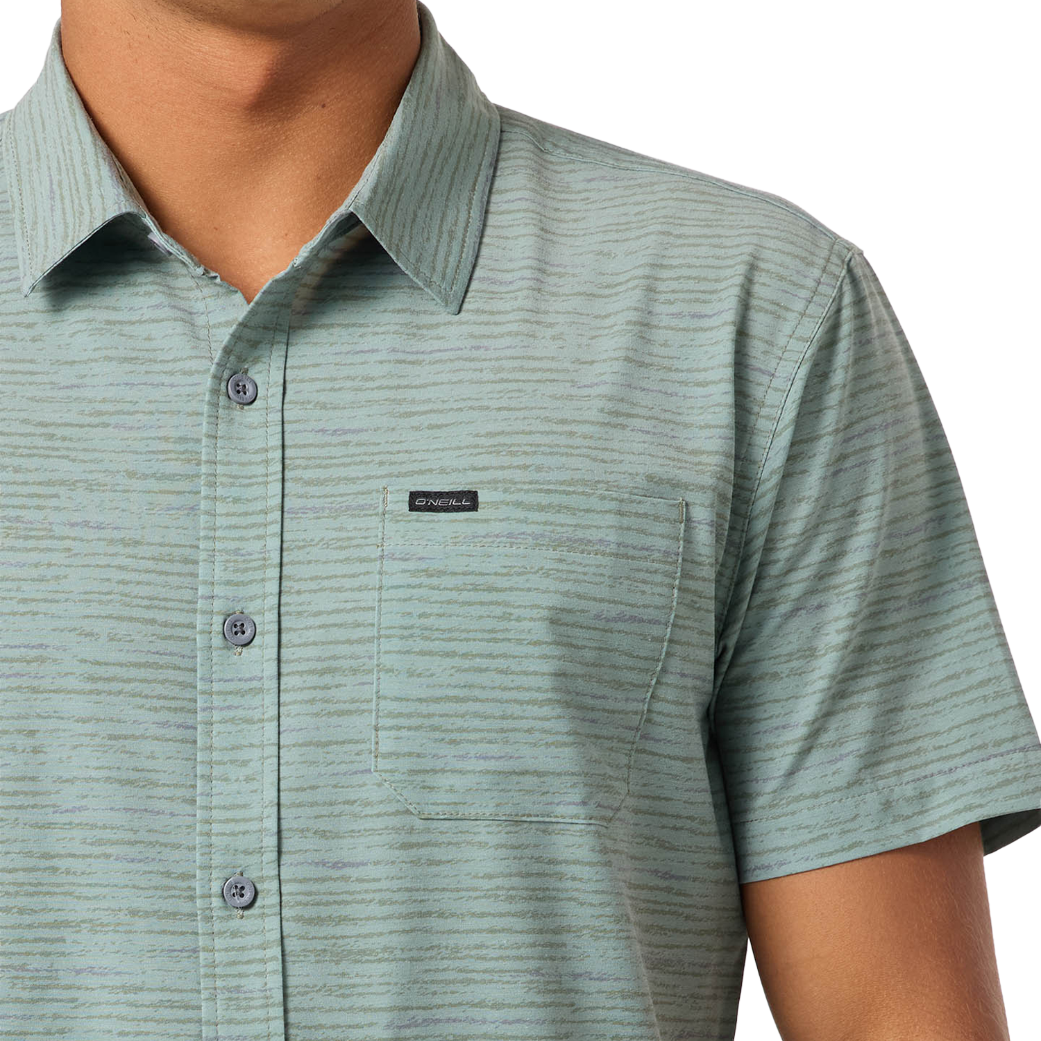 Men's TRVLR UPF Traverse Stripe Standard Short Sleeve alternate view