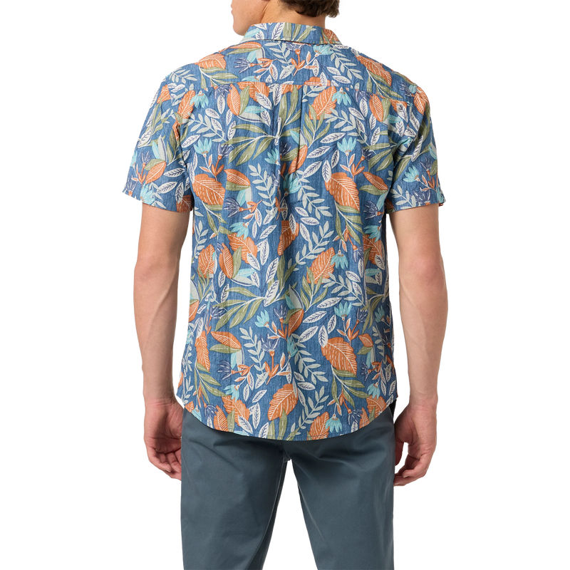 Men's Terrace Short Sleeve Standard, O'Neill Men's Terrace Short Sleeve Standard Back on Model
