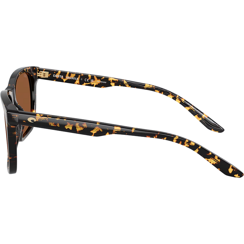 Gravels, Costa Del Mar Gravels in Tortoise/Copper left