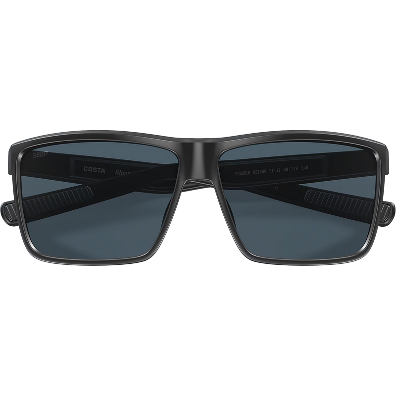 Rinconcito, Costa Del Mar Rinconcito in Matte Black/Gray front folded
