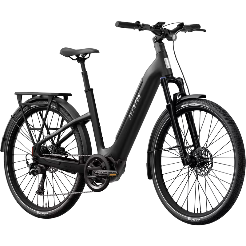 Level 4 ADV Step-Through, Aventon Level 4 ADV Step-Through in Matte Black front right