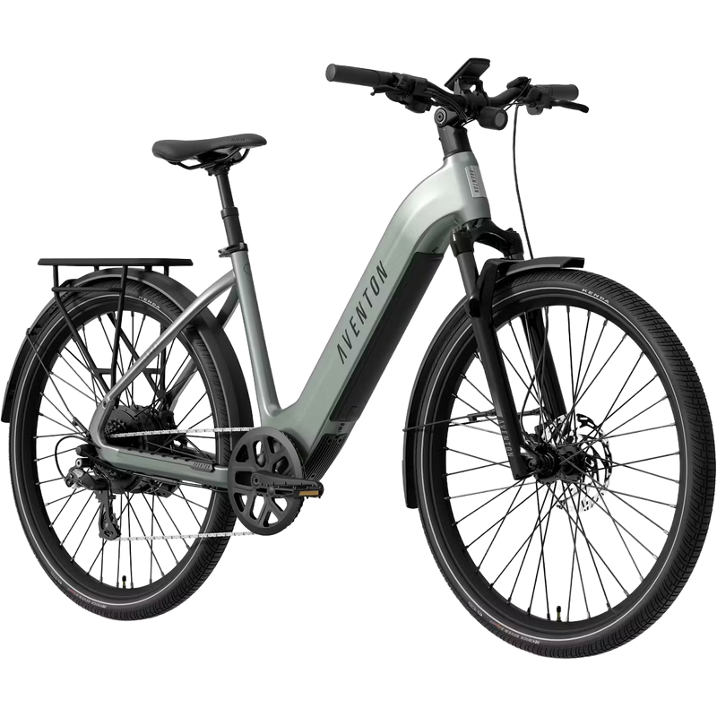 Level 4 REC Step-Through, Aventon Level 4 REC Step-Through in Glacier Mint front right