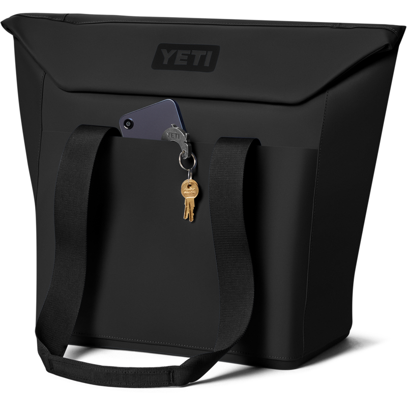 Daytrip 20L Insulated Tote Bag, Yeti Daytrip 20L Insulated Tote Bag in Black back pocket detail