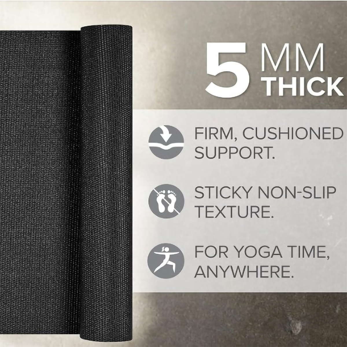 5mm Solid Yoga Mat alternate view